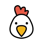 Chicken SVG Icon